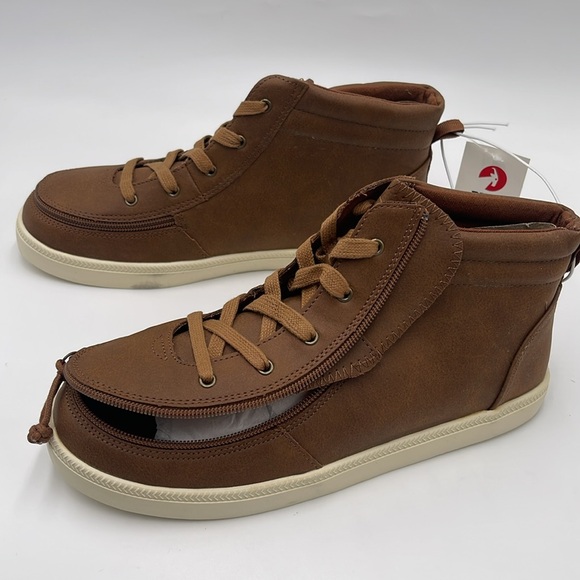 NWT BILLY Footwear Kids’ Zip-Around Boots - Brown (Big Kids, Various Sizes) - Picture 4 of 10